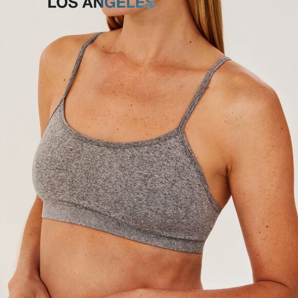 SPLITS59 LOREN SEAMLESS BRA IN HEATHER GREY SIZE M/L - Picture 2 of 4